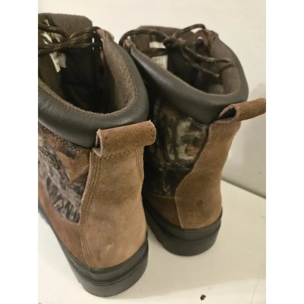 AdventuRidge Outdoor Boots Mens Size 9; Thinsulate Waterproof Leather Camo